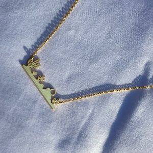 Gold Plated Desertscape Necklace